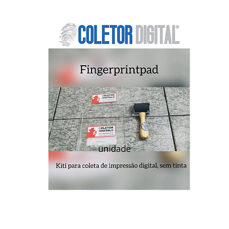 kit para coleta de impressao digital sem tinta codigo 4411