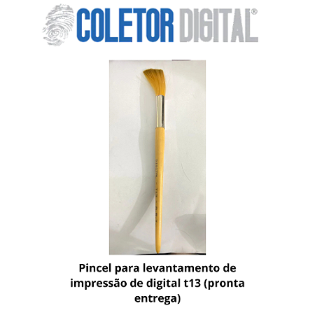 Pincel para levantamento de impressão de digital t13 (pronta entrega)