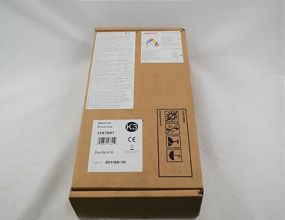 Ricoh 12X7841 Corante Tinta Preta, Infoprint 5000 Mp Novo (unidade)