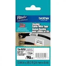 Fita para rotulador brother Tze-Fx251 Preto/Branco.