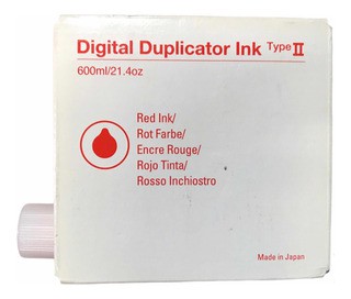 Tinta Duplicador Digital Ink Type Ll Red 600ml