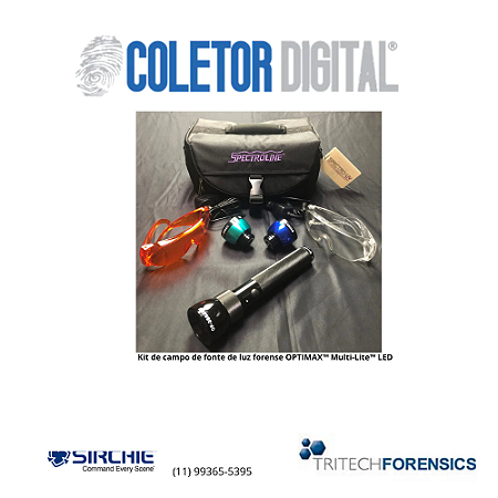 Kit de campo de fonte de luz forense OPTIMAX™ Multi-Lite™ LED