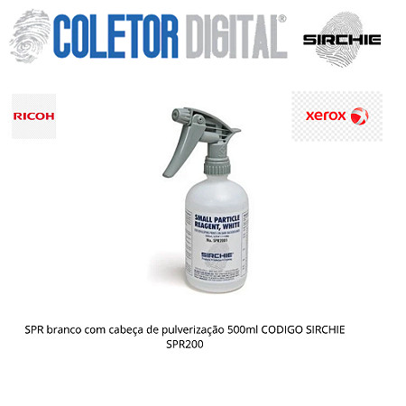 SPR branco com cabeça de pulverização 500ml CODIGO SIRCHIE SPR200