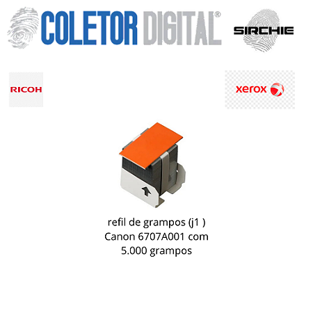 refil de grampos (j1 ) Canon 6707A001 com 5.000 grampos