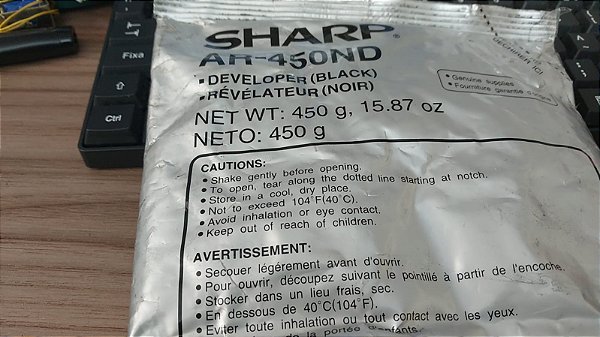Revelador Original SHARP AR455ND, AR455NV |ARM355N,ARM455N, MX-M350N, MX-M450N