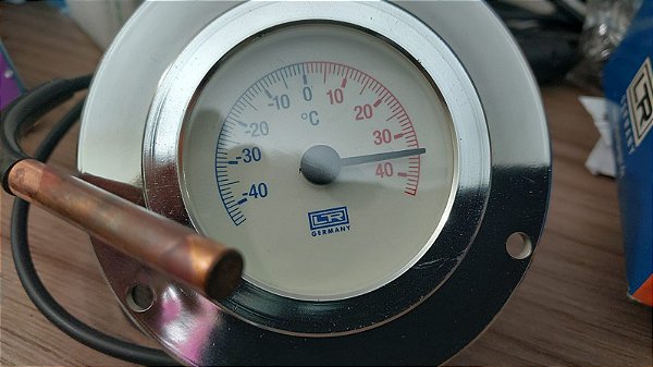 Termômetro capilar, - 40 / +40°C, D  1060K3 52MM