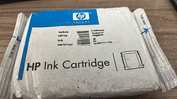 CARTUCHO HP 10 C4842A YELLOW | GA | CAD | 2000C | 2500C novo