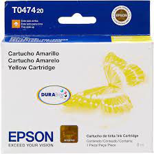 Cartucho de Tinta Comp p/ uso em Epson T047 T047420 T0474 Amarelo | CX4500 C65 CX3500 C63 | 13,5m