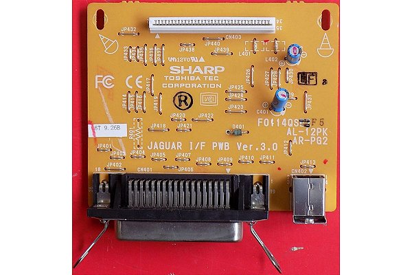 Placa de Interface PCB JAGUAR I/F PWB Ver.3.0 F0114QSF5