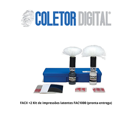 FACII +2 Kit de impressões latentes FAC1000 (pronta entrega)