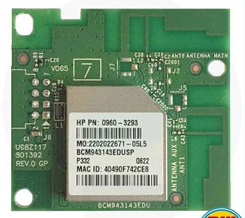 Módulo sem fio 0960-3293 1150-7957 1150-7953 para hp m274 m277