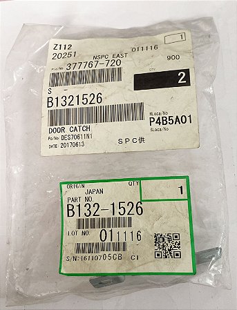 Trava de porta b132-1526 B1321526 para Ricoh mp6500 mpc6000