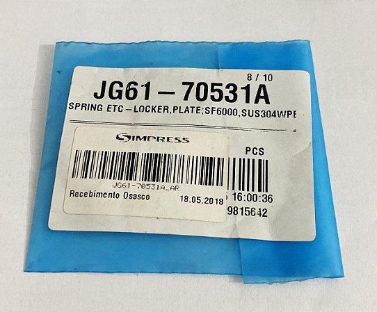 Spring Etc-Locker Mola Samsung clp650 ml2251 JG61-70531A