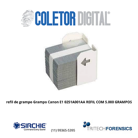 refil de grampo Grampo Canon E1 0251A001AA REFIL COM 5.000 GRAMPOS
