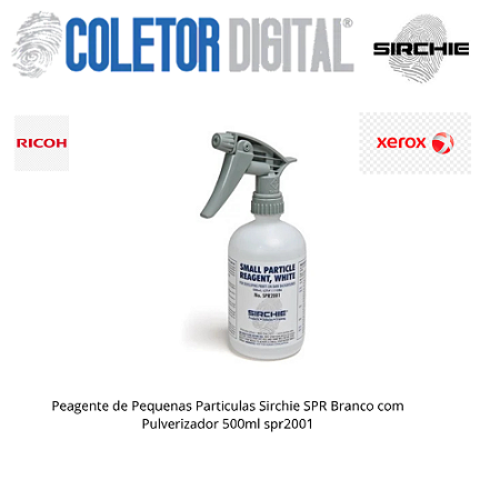 Peagente de Pequenas Particulas Sirchie SPR Branco com Pulverizador 500ml spr2001