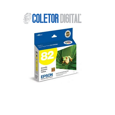 Cartucho de Tinta Epson 82 Epson 82N T082420 Amarelo Original