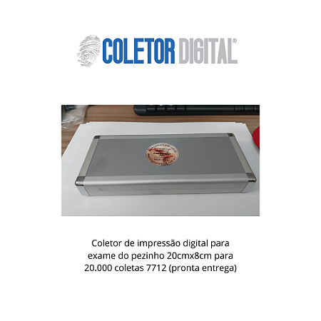 Coletor de impressão digital para exame do pezinho 20cmx8cm para 20.000 coletas 7712 (pronta entrega)