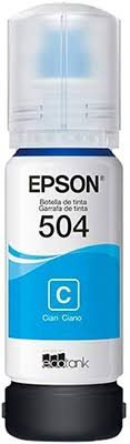 Garrafa para Ecotank ciano T504 - T504220AL - Epson CX 1 UN
