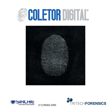 Pó metálico prateado para impressão digital sirchie (5 gramas) 105l