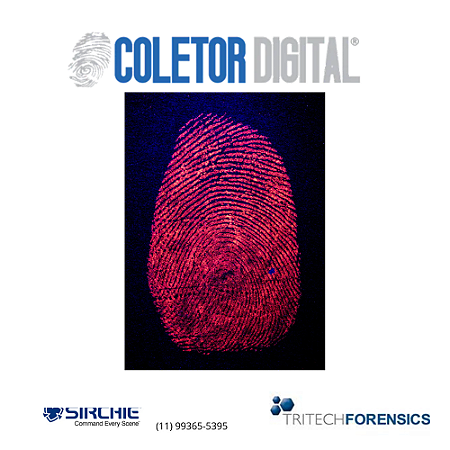 Pó fluorescente para impressão digital REDescent LL701 sirchie 10 gramas