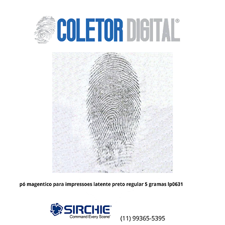 pó magentico para impressoes latente preto regular 5 gramas lp0631
