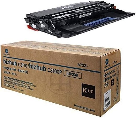 Unidade de imagem preta genuína Konica Minolta IUP23K para Bizhub C3100P