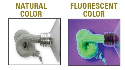 Pasta de detecção invisível fluorescente (cinza) 2 onças UVT211
