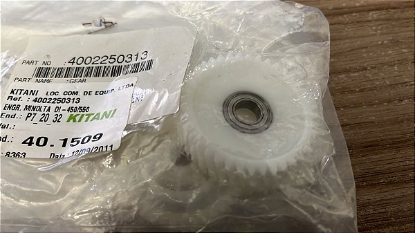 Konica Minolta Di550 Di470 Di450 Engrenagem 4002-2503-13