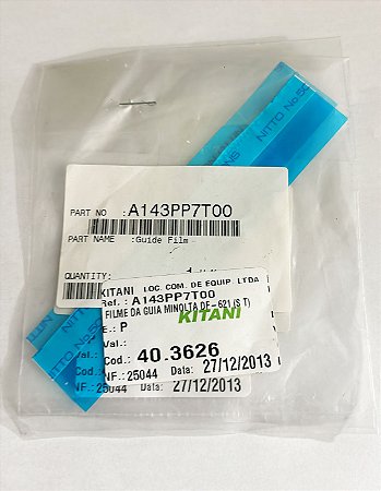 Filme guia genuíno Konica Minolta A143PP7T00 - Esquerda para DF621
