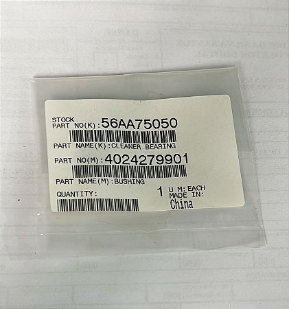 Rolamento  para impressora bizhub 601 Konica Minolta 56AA75050