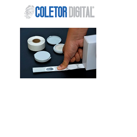 Almofada de impressão digital redonda sem tinta IDT de 2 polegadas SKU: FS-TRUE-INKLESS-PAD (cada almofada tira 500 impressoes digitais )