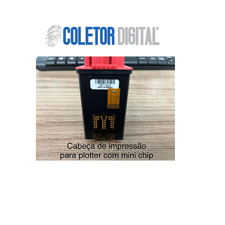 Cabeça de impressão para plotter com mini chip para uso de várias plotter
