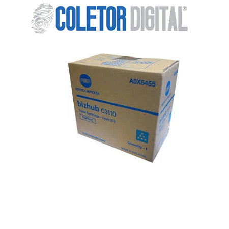 Toner magenta original Konica Minolta bizhub C3110 OEM de 6.000 páginas, A0X5435 (TNP51c) Cyan