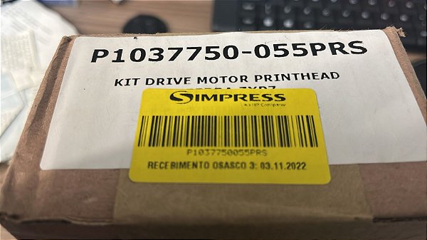 P1037750-055 - Kit de motor de elevação de cabeçote de impressão Zebra ZXP7