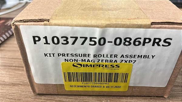 P1037750-086 - Kit de montagem de rolo de pressão Zebra ZXP7