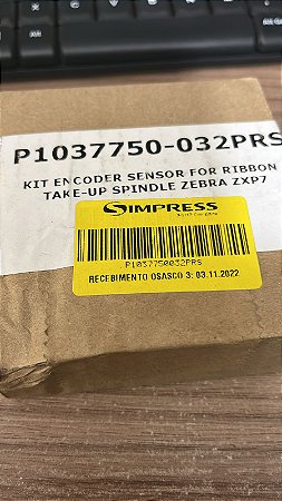 P1037750-032 - Sensor codificador Zebra ZXP7 para kit de eixo de recolhimento de fita