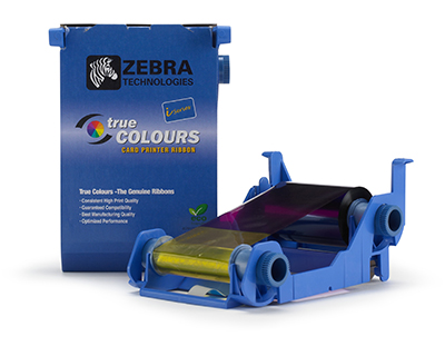Cartucho de fita para impressora de cartões True Color YMCKOi Eco Color-200 Imagens