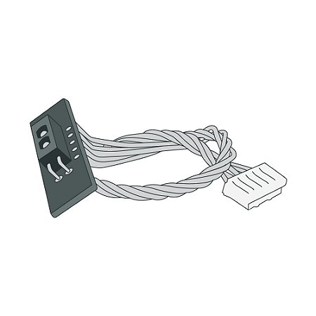 P1094879-057 - Conjunto do sensor de detecção de fita Zebra ZebraCard