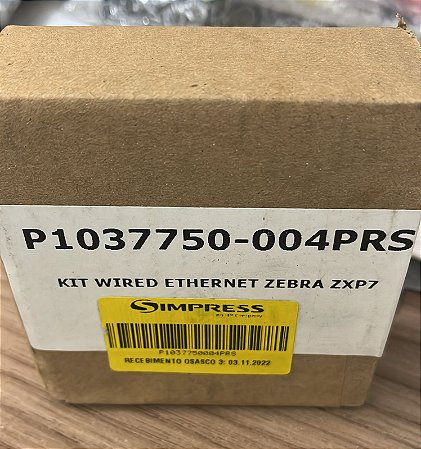 P1037750-004 - Kit Ethernet com fio Zebra ZXP7