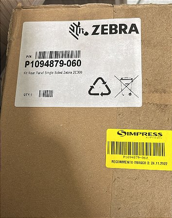 P1094879-060 - Kit de painel traseiro de um lado Zebra ZebraCard