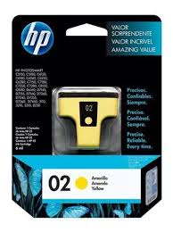 Cartucho de Tinta HP 02 C8773WL Amarelo | C7280 C6180 D6160 C7180 | Original 6ml