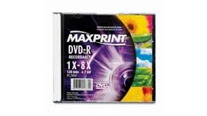 Dvd -r gravável 4.7gb 120min 16x envelope HP EN 1 UN
