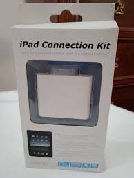 Adaptador para iPad Camera Connection Kit.