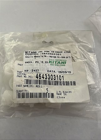 Rolete Konica Minolta FN-105/105 FS Código 4643303101