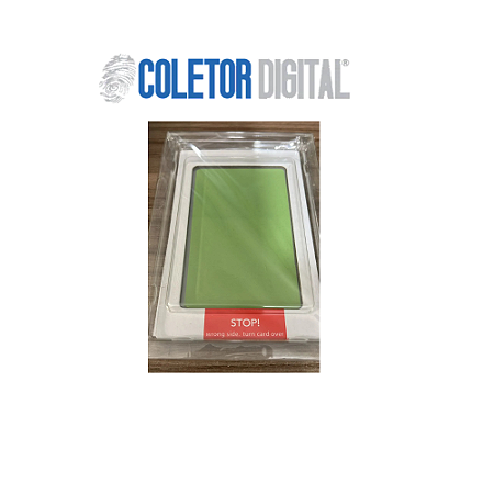 Memorial de impressão de patinha de gato verde (unidade)