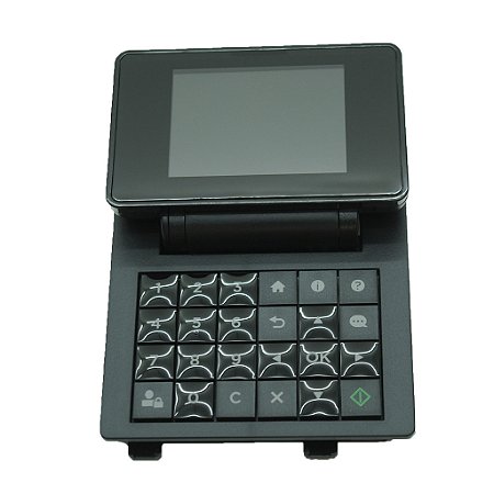 Painel de controle Display LCD para HP, peças de impressão, RM2-1267-010, RM2-9259, 5851-7253, 10-Key, 2.7, M607, M608, M609