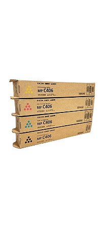 Kit De Toner Ricoh Mp C406 Mp C307 Color Original 6k