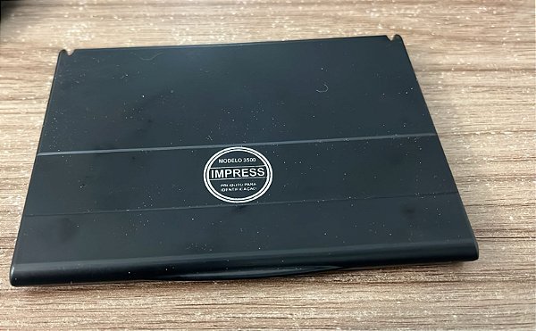 coletor de impressao digital  cerâmica 12x7x2 para 5.000 coletas nitidas