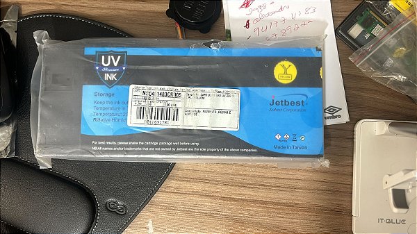 Cartucho UV 220ml amarelo ns0401483cr005 Jetbest.
