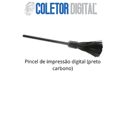 Pincel de impressão digital (preto carbono)
